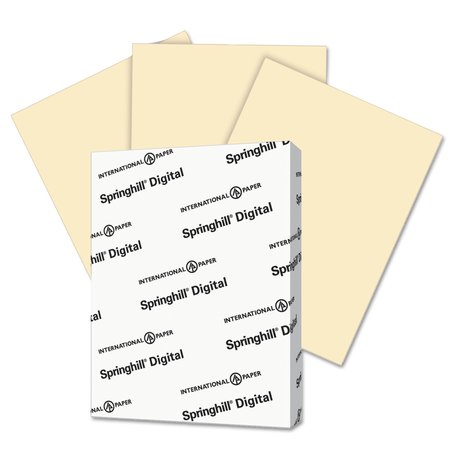 SPRINGHILL Paper, 8.5"x11", 110lb., Ivory, PK250 056300